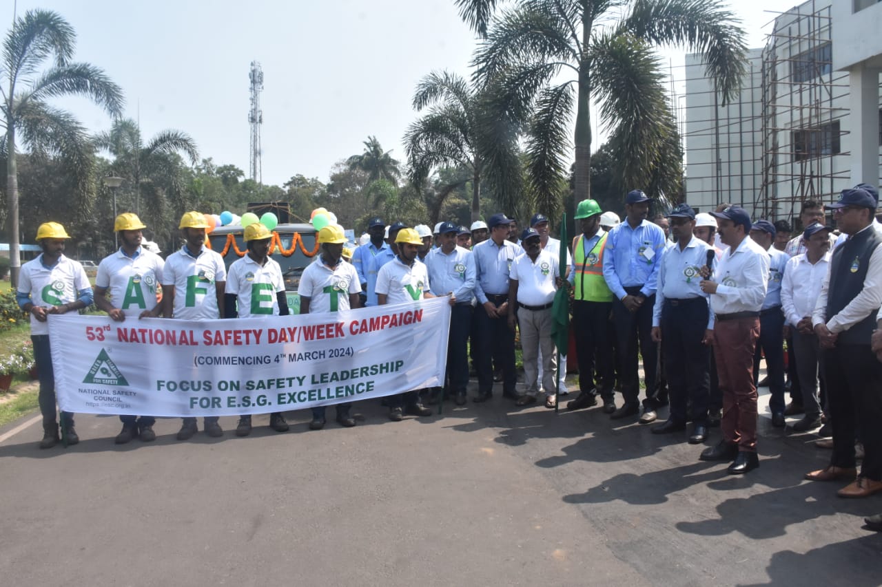 53rd National Safety Day and Week begins at Paradip Port.