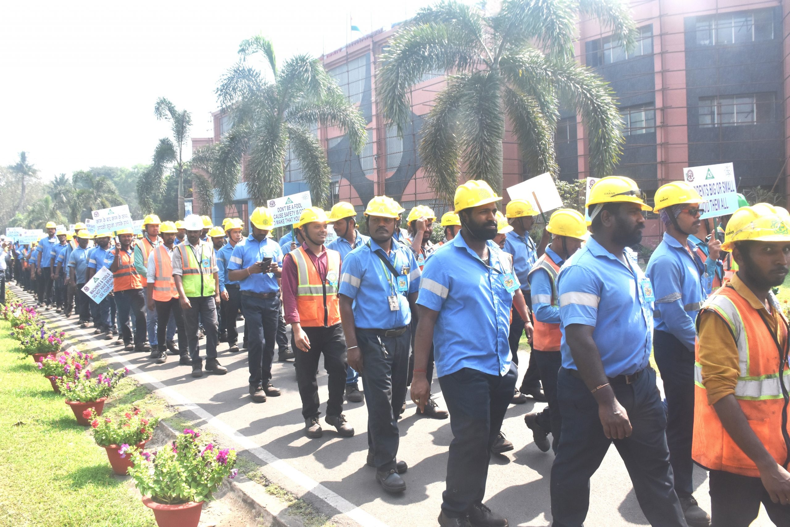 54th Safety Day and Week begins at Paradip Port.