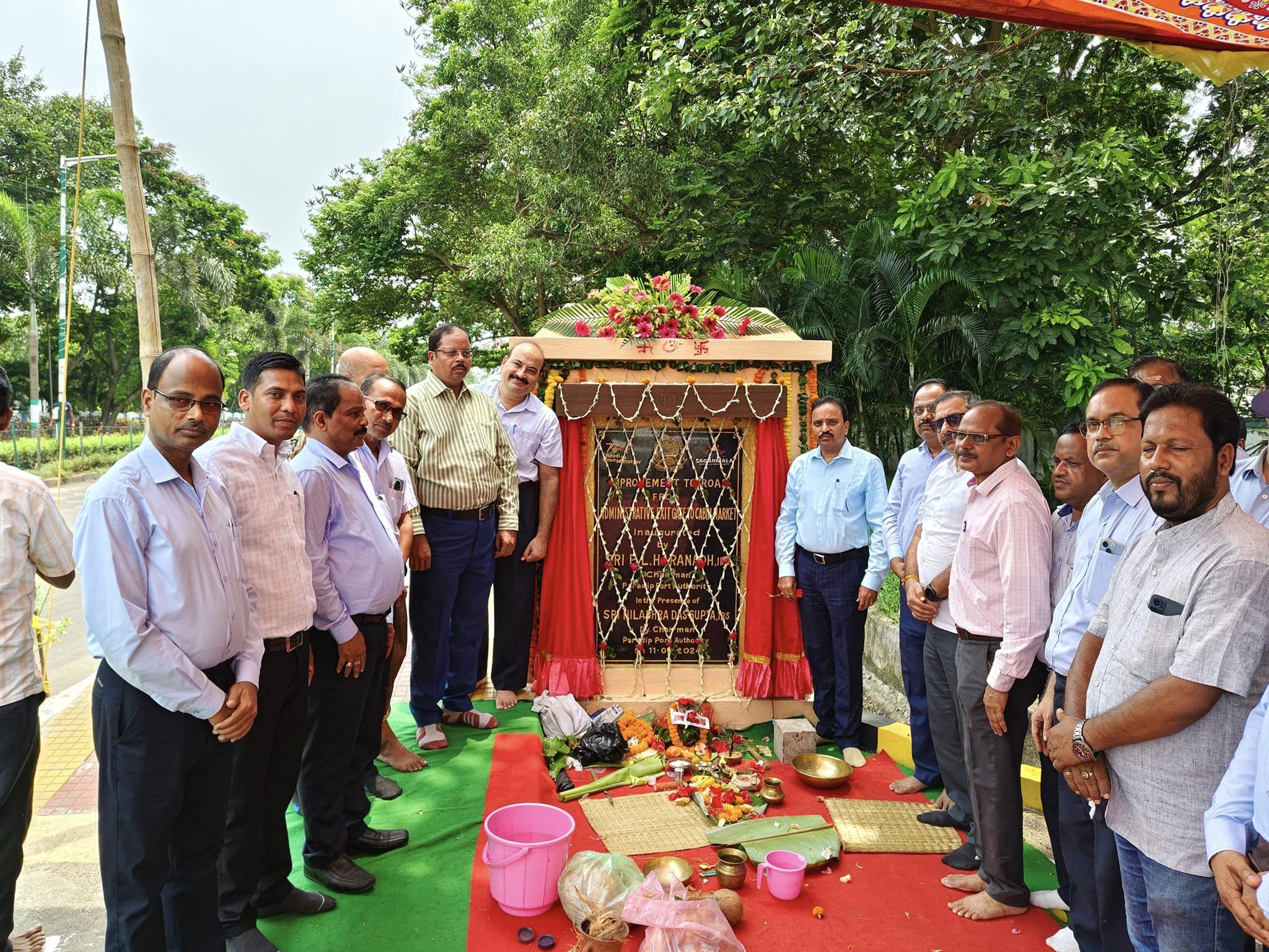 Inauguration of alternative Road connectivity at PPA.