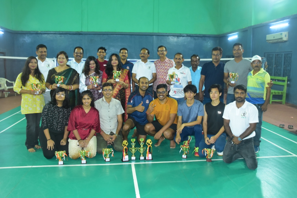 Friendly Invitation Cup Badminton tournament held by Paradip Badminton Association.