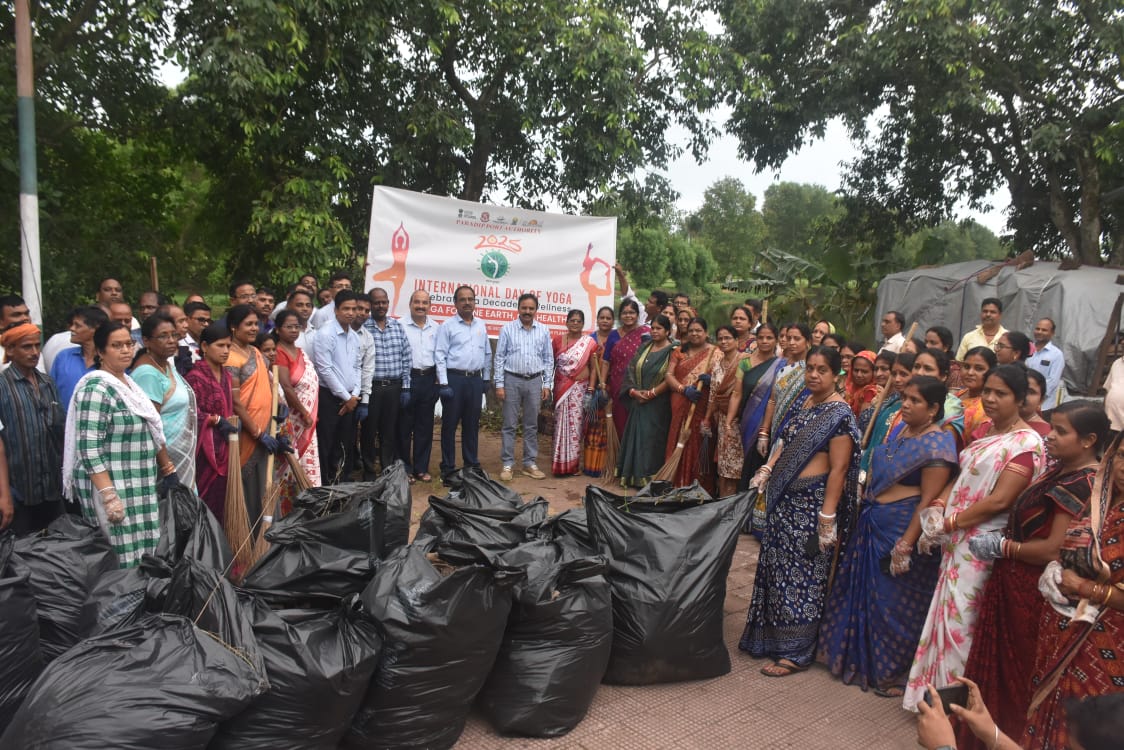 PPA conducted cleanliness drive at the creek side of Mausi Ma Temple as part of HARIT YOGA.