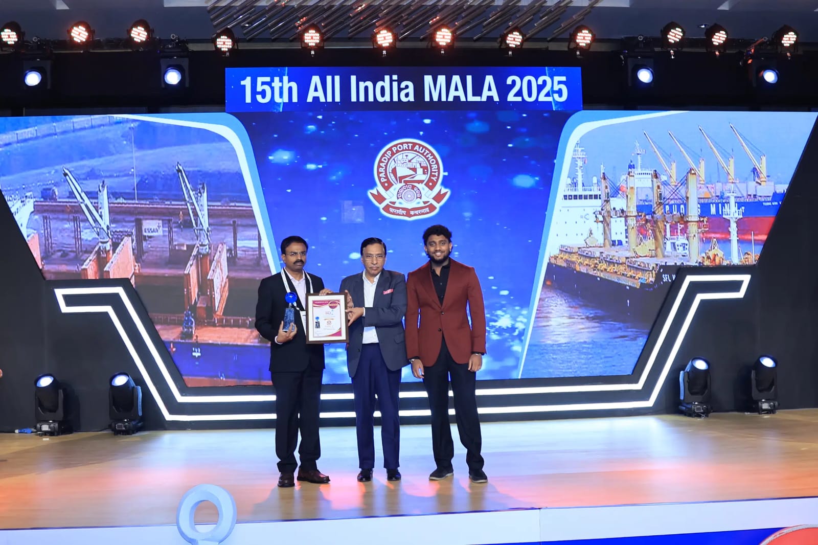 Paradip Port Honored with “Major Port of the Year – Non-Containerised Cargo” at MALA 2025.