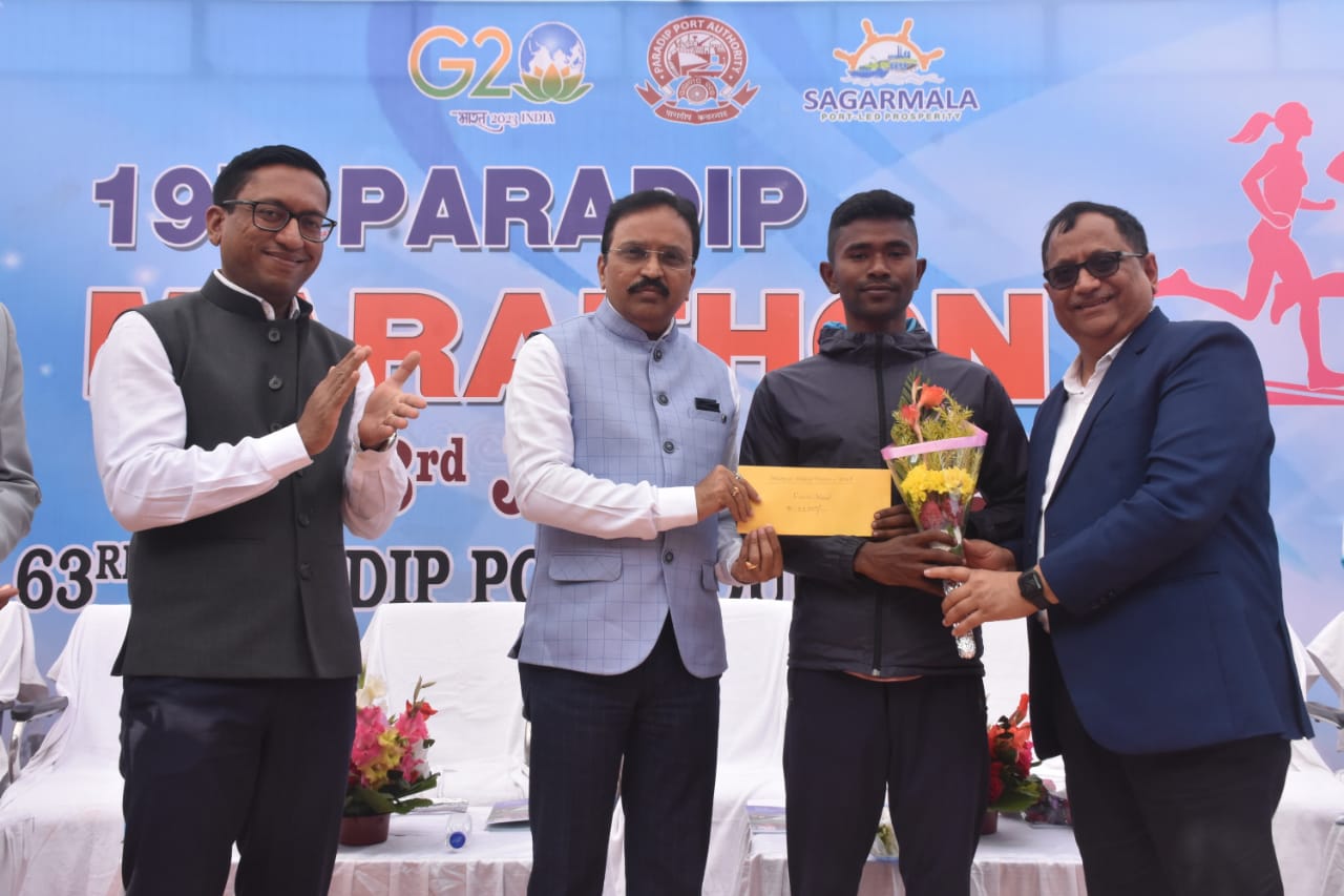 PPA observes 63rd Port Foundation Day 358 competitors joined Paradip Marathon.