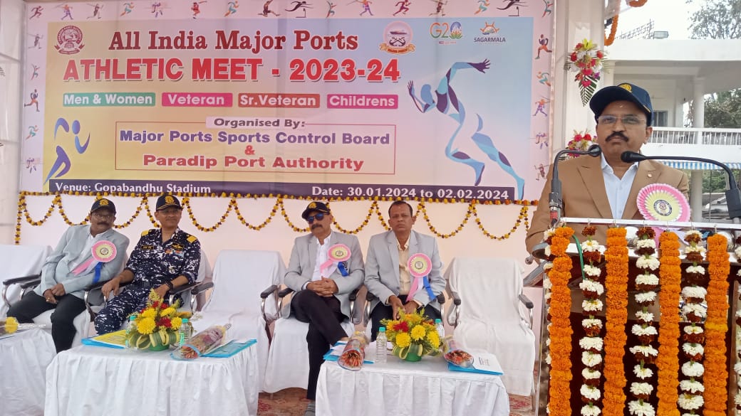 The 44th All India Major Ports Athletics Meet and 31st Children Athletics Meet kicks off at PPA.