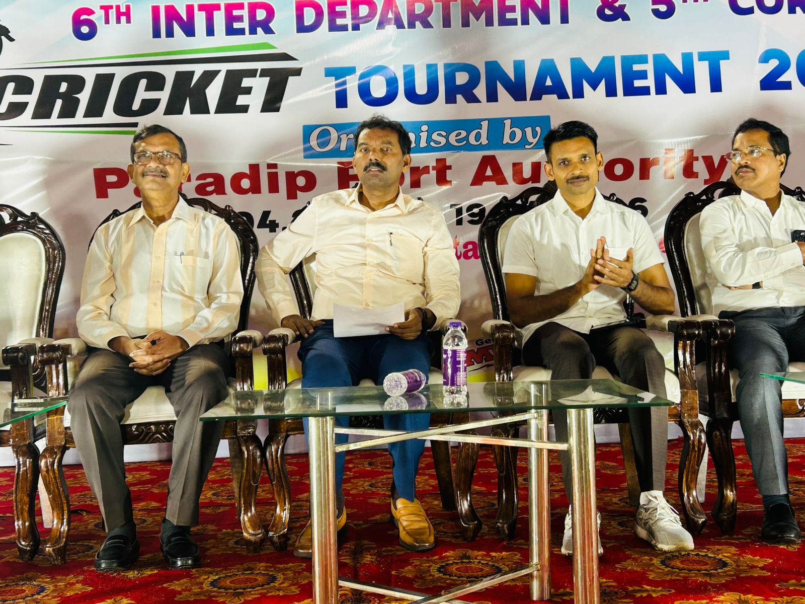 6th Inter-Department & 5th Corporate Cricket Tournaments Commence at Paradip Port Authority.