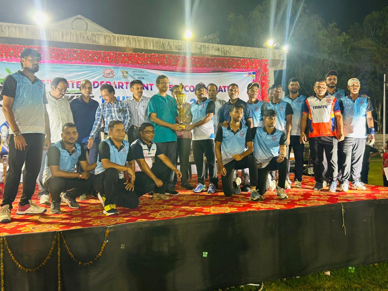 Engineering Department and IFFCO Emerge Champions at Valedictory Function of Cricket Tournaments.