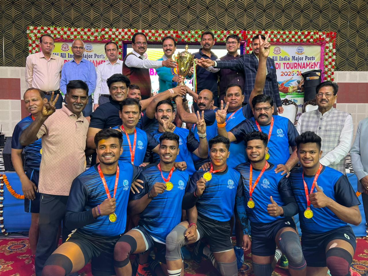 Paradip Port Authority Concludes 41st All India Major Ports Kabaddi Tournament with Grand Valedictory Ceremony.